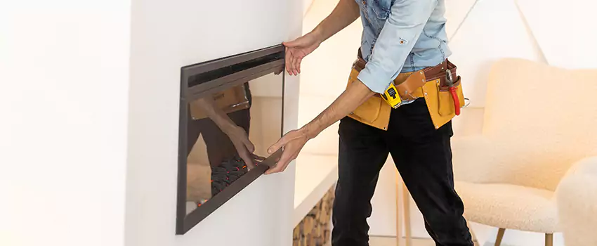 Metal Fireplace Installation in Broadview Heights, Ohio
