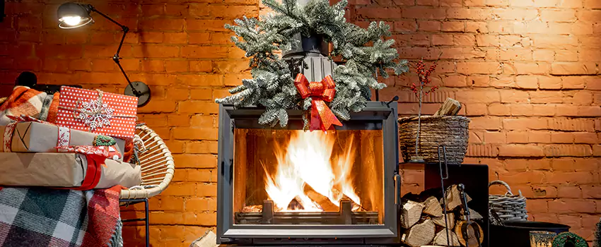 Travis Industries Linear Gas Fireplace Installation in Broadview Heights, Ohio