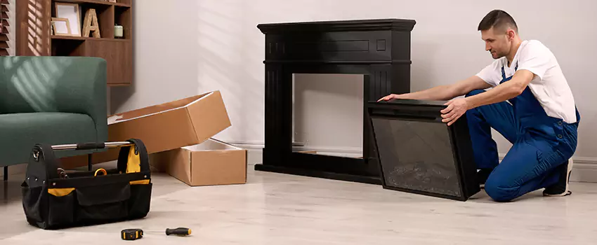 Old Rusted Metal Fireplace Repair And Replacement in Broadview Heights, OH