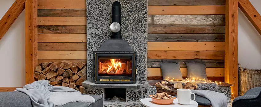 Thelin Hearth Products Direct Vent Gas Stove Fireplace Inspection in Broadview Heights, Ohio